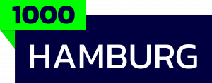 Логотип станции Radio 1000 Hamburg – 1000% Hits, 1000% Hamburg